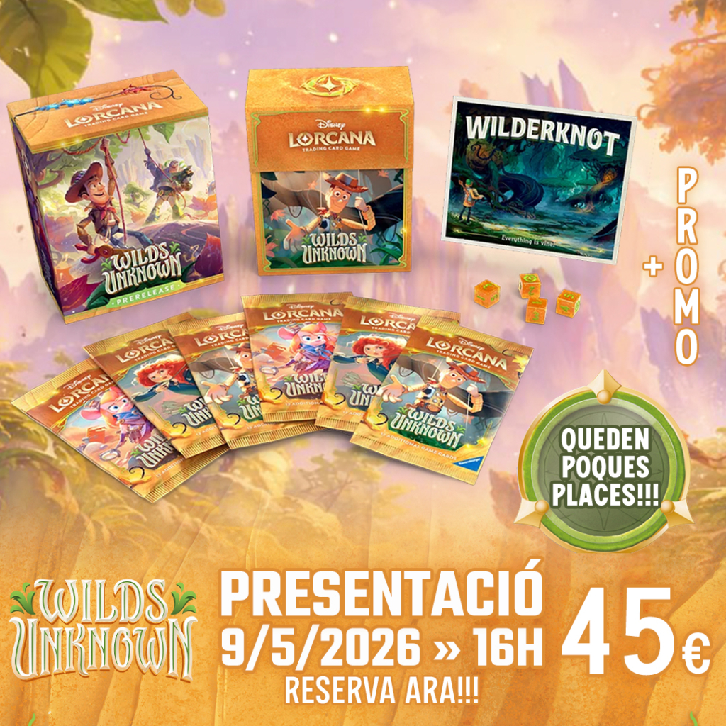 Presentació lorcana Wilds Unknown