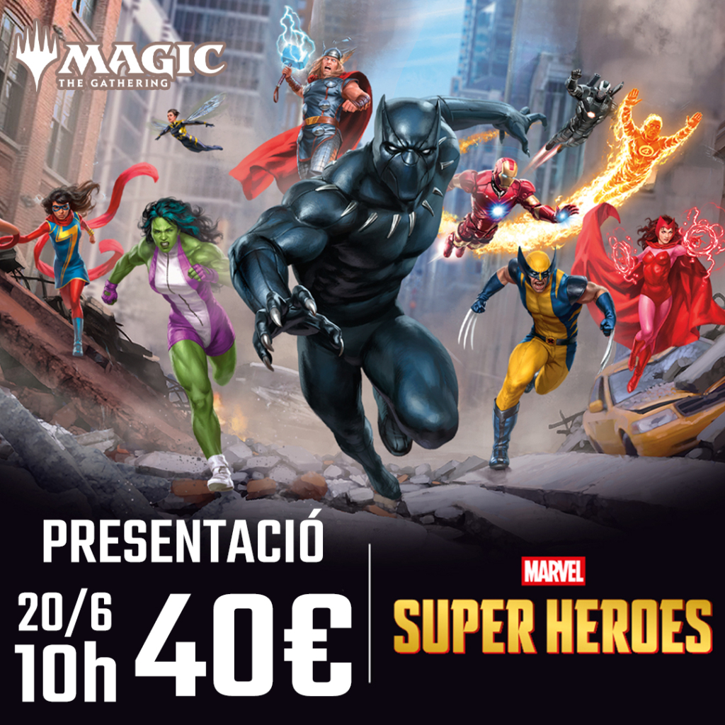 Presentació Magic Marvel Super Heroes