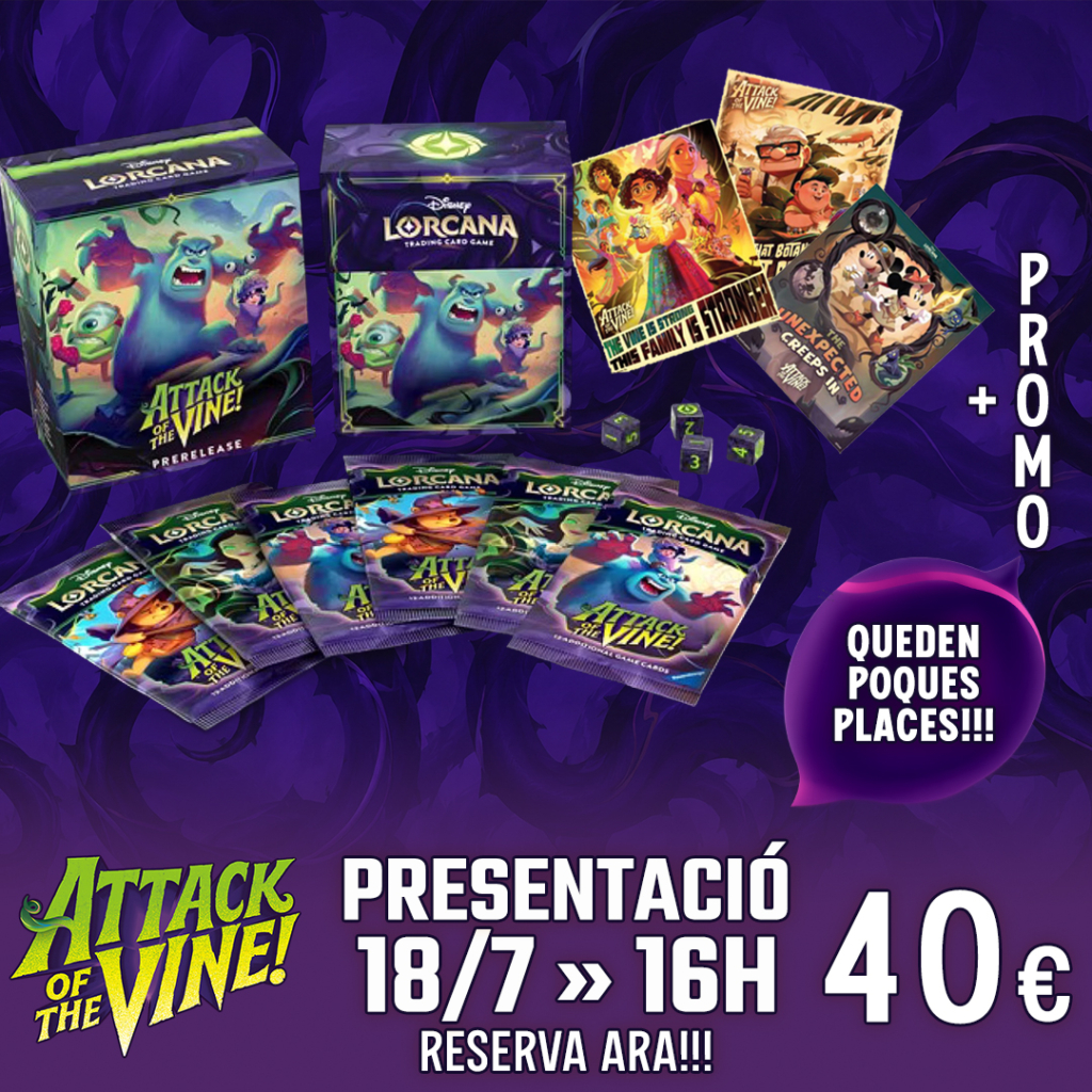 Presentació lorcana Attack of the Vine!